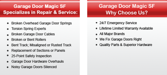 Garage Door Repair Hayward Offers